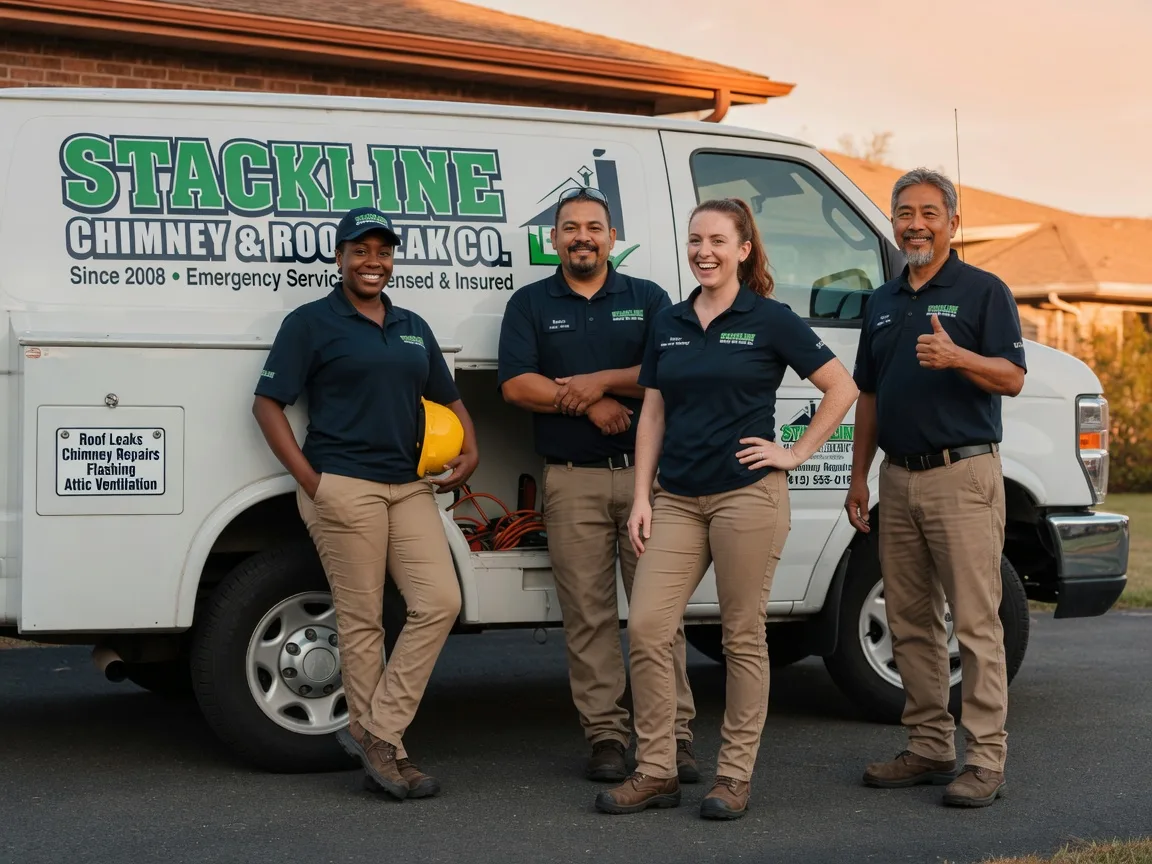 Chimney flashing repair company in Peggs, OK